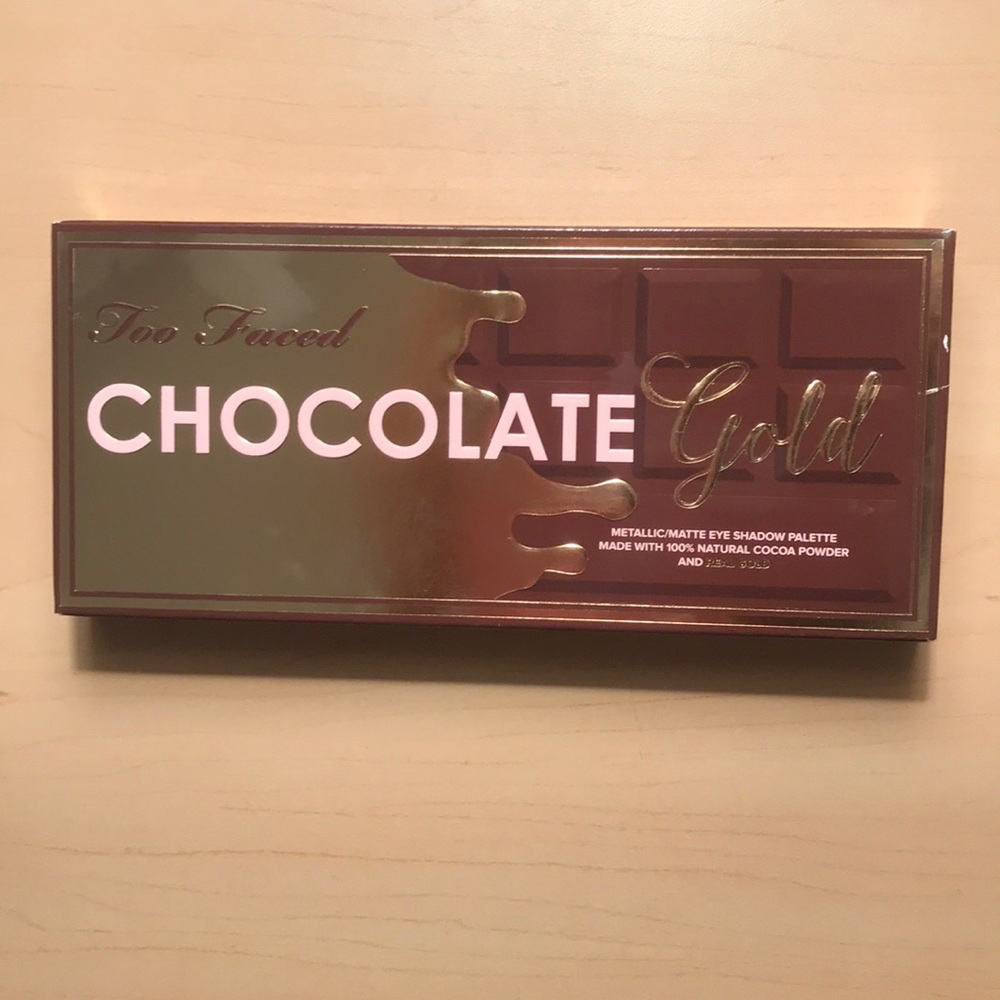 🍫Too Faced Chocolate Gold 💛eyeshadow palette💕